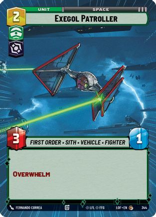 Exegol Patroller (Hyperspace) (344) [Legends of the Force]