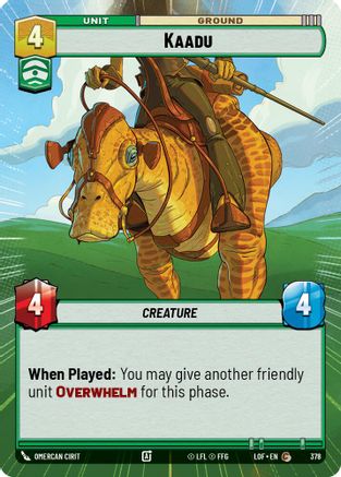 Kaadu (Hyperspace) (378) [Legends of the Force]