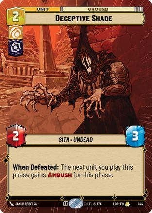 Deceptive Shade (Hyperspace) (444) [Legends of the Force]