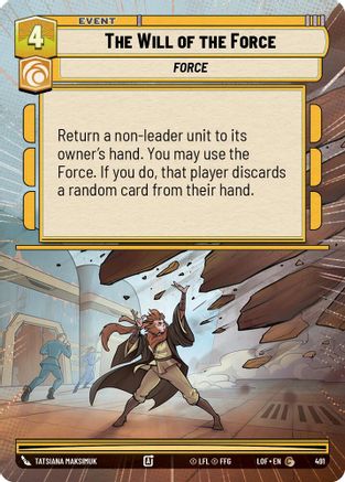 The Will of the Force (Hyperspace) (491) [Legends of the Force]
