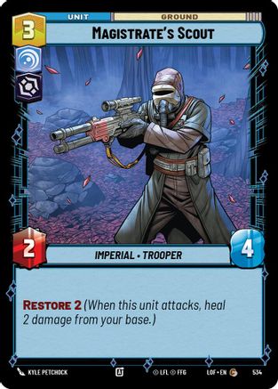 Magistrate's Scout (Foil) (534) [Legends of the Force] Foil