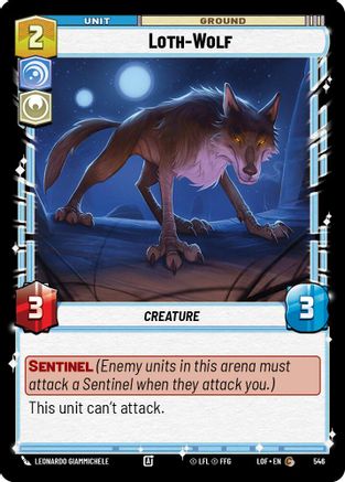 Loth-Wolf (Foil) (546) [Legends of the Force] Foil