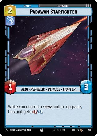 Padawan Starfighter (Foil) (562) [Legends of the Force] Foil