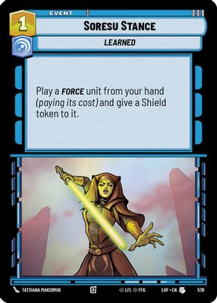 Soresu Stance (Foil) (578) [Legends of the Force] Foil