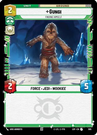 Gungi - Finding Himself (Foil) (595) [Legends of the Force] Foil