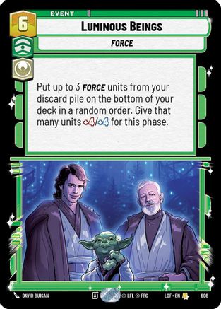 Luminous Beings (Foil) (606) [Legends of the Force] Foil