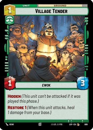 Village Tender (Foil) (609) [Legends of the Force] Foil