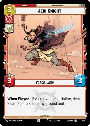 Jedi Knight (Foil) (647) [Legends of the Force] Foil