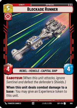 Blockade Runner (Foil) (668) [Legends of the Force] Foil
