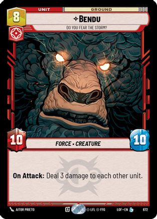 Bendu - Do You Fear the Storm? (Foil) (672) [Legends of the Force] Foil