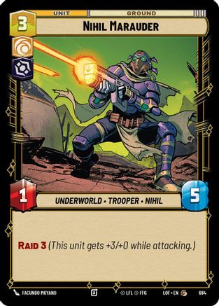 Nihil Marauder (Foil) (684) [Legends of the Force] Foil