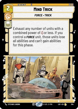 Mind Trick (Foil) (704) [Legends of the Force] Foil
