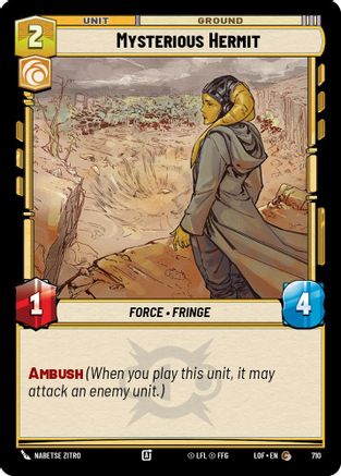 Mysterious Hermit (Foil) (710) [Legends of the Force] Foil