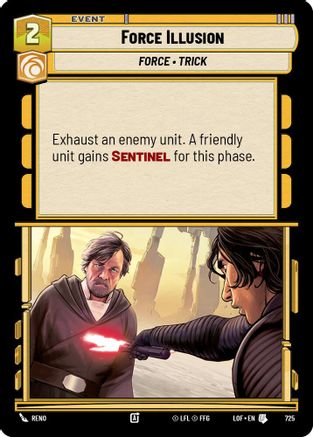 Force Illusion (Foil) (725) [Legends of the Force] Foil