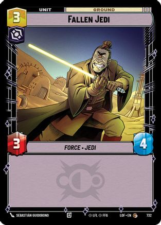 Fallen Jedi (Foil) (732) [Legends of the Force] Foil