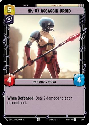 HK-87 Assassin Droid (Foil) (737) [Legends of the Force] Foil