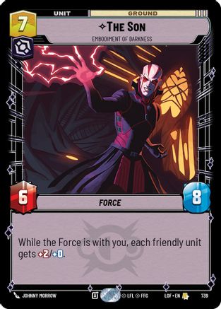 The Son - Embodiment of Darkness (Foil) (739) [Legends of the Force] Foil