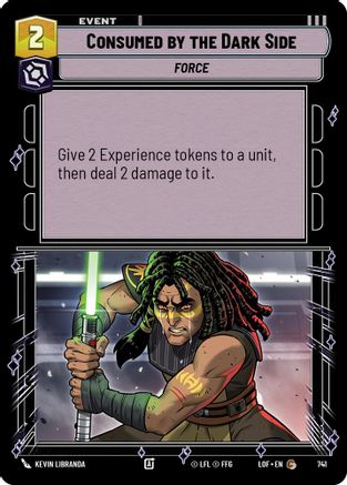 Consumed by the Dark Side (Foil) (741) [Legends of the Force] Foil