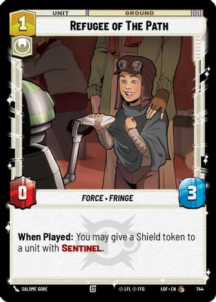 Refugee of The Path (Foil) (744) [Legends of the Force] Foil