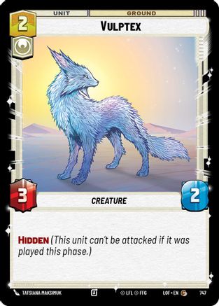 Vulptex (Foil) (747) [Legends of the Force] Foil