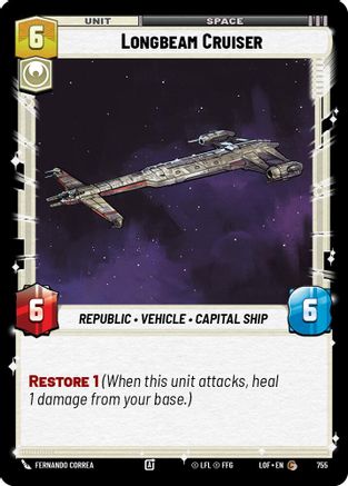 Longbeam Cruiser (Foil) (755) [Legends of the Force] Foil