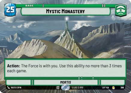 Mystic Monastery (Hyperspace Foil) (768) [Legends of the Force] Foil