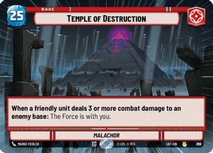 Temple of Destruction (Hyperspace Foil) (769) [Legends of the Force] Foil