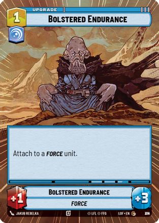 Bolstered Endurance (Hyperspace Foil) (814) [Legends of the Force] Foil