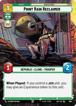 Point Rain Reclaimer (Hyperspace Foil) (832) [Legends of the Force] Foil