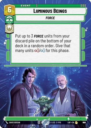Luminous Beings (Hyperspace Foil) (844) [Legends of the Force] Foil