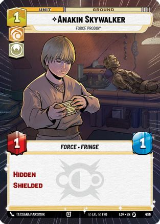Anakin Skywalker - Force Prodigy (Hyperspace Foil) (930) [Legends of the Force] Foil