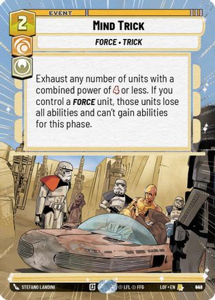 Mind Trick (Hyperspace Foil) (942) [Legends of the Force] Foil