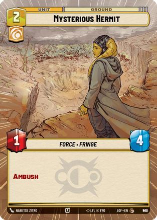 Mysterious Hermit (Hyperspace Foil) (948) [Legends of the Force] Foil