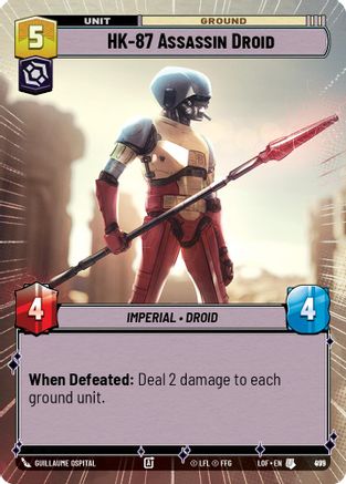 HK-87 Assassin Droid (Hyperspace Foil) (975) [Legends of the Force] Foil