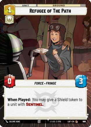 Refugee of The Path (Hyperspace Foil) (982) [Legends of the Force] Foil