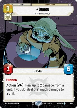 Grogu - Mysterious Child (Hyperspace Foil) (986) [Legends of the Force] Foil