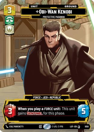 Obi-Wan Kenobi - Protective Padawan (Prestige) (1050) [Legends of the Force]