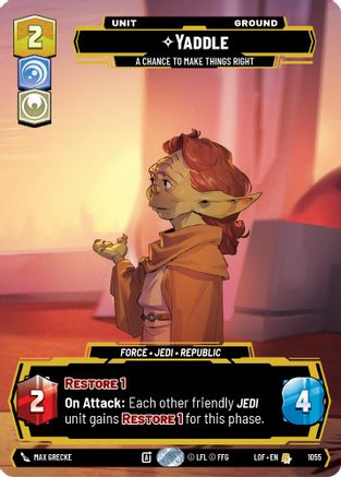 Yaddle - A Chance To Make Things Right (Prestige) (1055) [Legends of the Force]