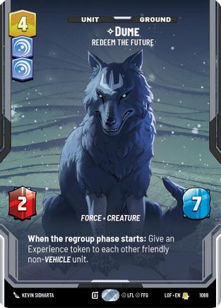 Dume - Redeem the Future (Prestige Foil) (1088) [Legends of the Force] Foil