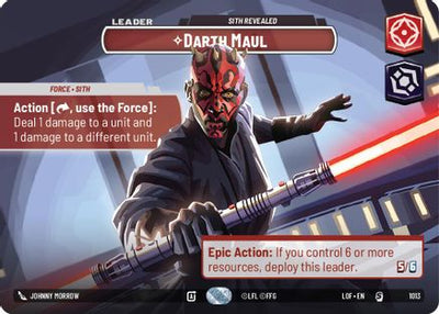 Darth Maul - Sith Revealed (Showcase) (1013) [Legends of the Force] Foil