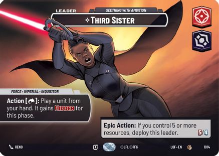 Third Sister - Seething With Ambition (Showcase) (1014) [Legends of the Force] Foil