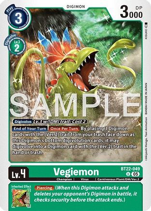 Vegiemon  (BT22-049) [Cyber Eden]