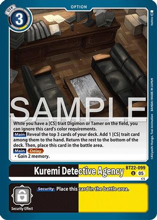 Kuremi Detective Agency  (BT22-099) [Cyber Eden]