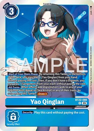 Yao Qinglan  (BT22-086) [Cyber Eden] Foil