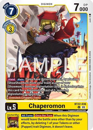 Chaperomon  (BT22-036) [Cyber Eden]