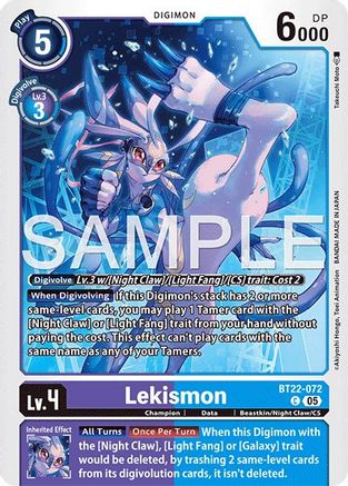 Lekismon  (BT22-072) [Cyber Eden]