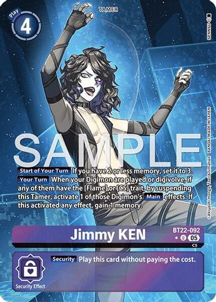 Jimmy KEN (Alternate Art)  (BT22-092) [Cyber Eden] Foil