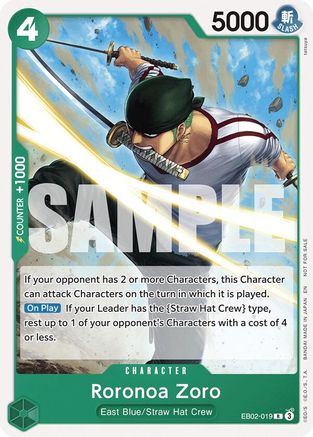 Roronoa Zoro (Tournament Pack 2025 Vol. 3) [One Piece Promotion Cards] Rare
