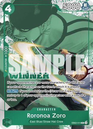 Roronoa Zoro (Winner Pack 2025 Vol. 3) [One Piece Promotion Cards] Rare