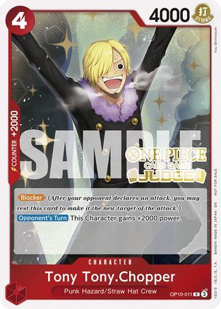 Tony Tony.Chopper (Judge Pack Vol. 6) [One Piece Promotion Cards] Rare